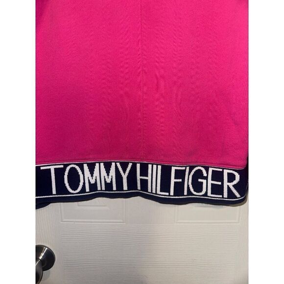 Tommy Hilfiger Pink Logo Cre Neck Sweatshirt Size Large - Picture 13 of 16